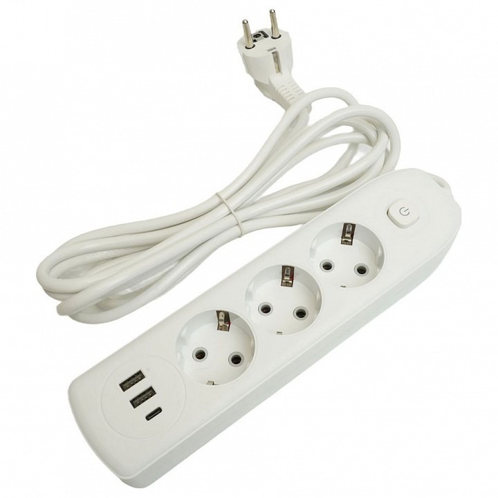 Фото Удлинитель Stekker Home plus 49970 FE_49970 - интернет-магазин МегаТерем в Москве