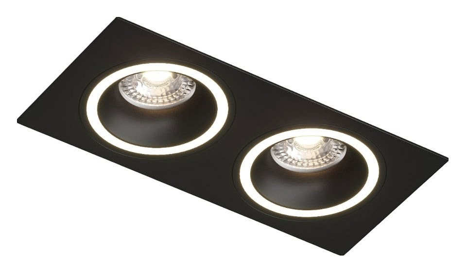 Фото Встраиваемый светильник Denkirs DK2060 DK2062-BK DK_DK2062-BK - интернет-магазин МегаТерем в Москве