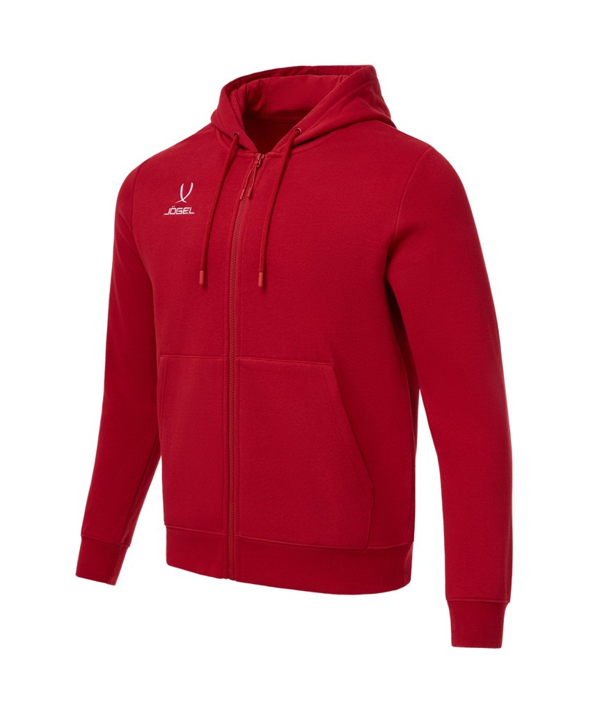 Фото Худи JOGEL ESSENTIAL Fleece Zip Hoodie, темно-красный (2119510) - интернет-магазин МегаТерем в Москве