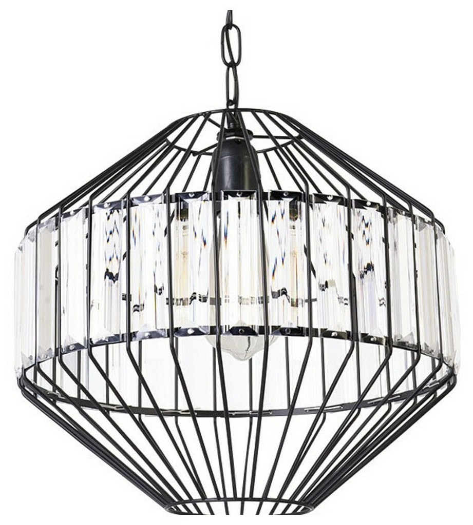 Фото Подвесной светильник Imex MD.1710 MD.1710-1-P BK IMX_MD.1710-1-P_BK - интернет-магазин МегаТерем в Москве