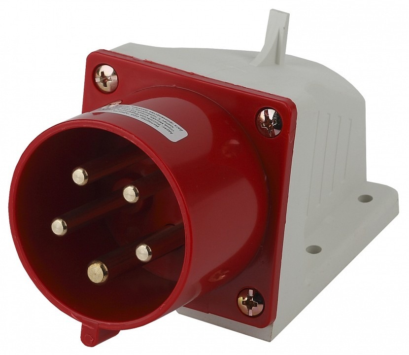 Фото Вилка прямая 3P+PE+N Эра  VS-32-3P-PE-N-IP44 ER_B0032860 - интернет-магазин МегаТерем в Москве