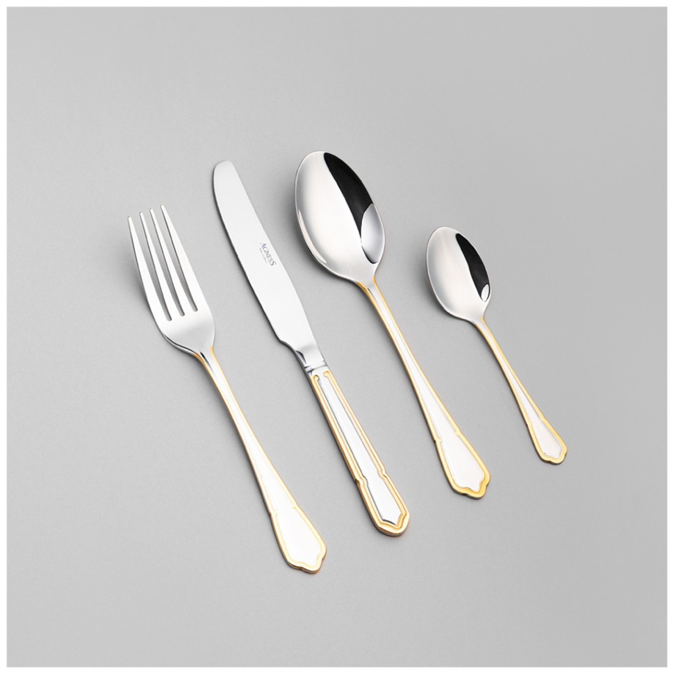 Фото Набор столовых приборов на 6 персон onda  agness 24 пр (942-546)  - интернет-магазин МегаТерем в Москве