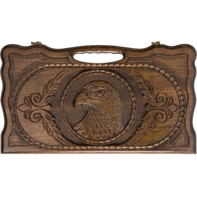 Нарды резные Орел с ручкой ...