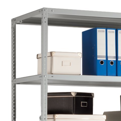 Фото Стеллаж металлический Практик MS (MS 200/100х30/6) (73155) - интернет-магазин МегаТерем в Москве