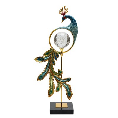 Статуэтка  "Жар-птица" золотисто-зеленая 20*10*54см (TT-00008880)