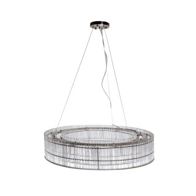 Люстра подвесная никель/сте...