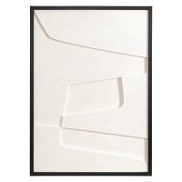 Панно декоративное с эффектом 3d minimalism, с черной рамой, 50х70 см (76493)