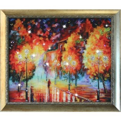 Картина Фонари с кристаллами Swarovski (1303)