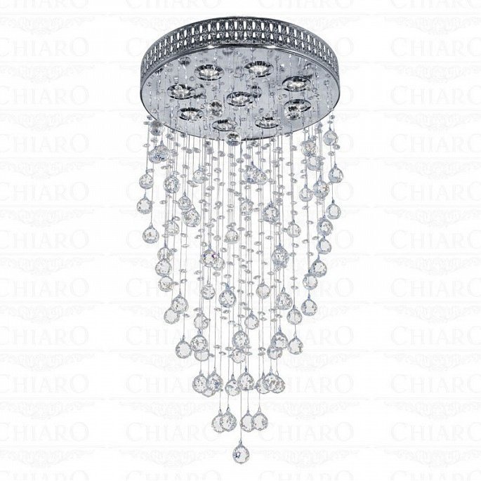 Фото Потолочная люстра Chiaro Каскад 3 244010409 chr - интернет-магазин МегаТерем в Москве