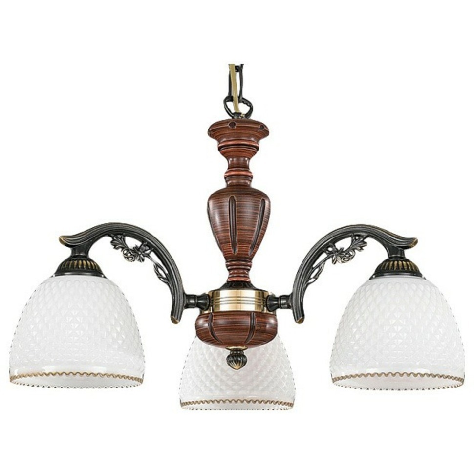 Фото Подвесная люстра Reccagni Angelo 8611 L 8611/3 RA_L_8611_3 - интернет-магазин МегаТерем в Москве