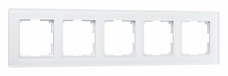 Фото Рамка на 5 постов Werkel Favorit (белый матовый) W0051105 WRK_a051287 - интернет-магазин МегаТерем в Москве
