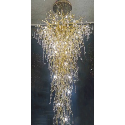 Люстра каскадная Капли d.80...