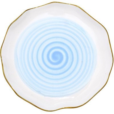 Тарелка MISTERO голубая 20с...