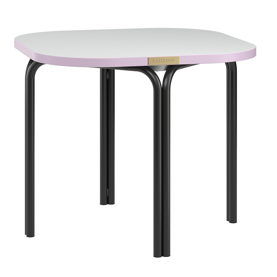 Фото Столик кофейный ror, 50х50 см, черный/серый/розовый (75269) - интернет-магазин МегаТерем в Москве