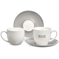Чайный набор lefard "tet-a-tet" на 2 пер. 4 пр. 300 мл (416-103) 