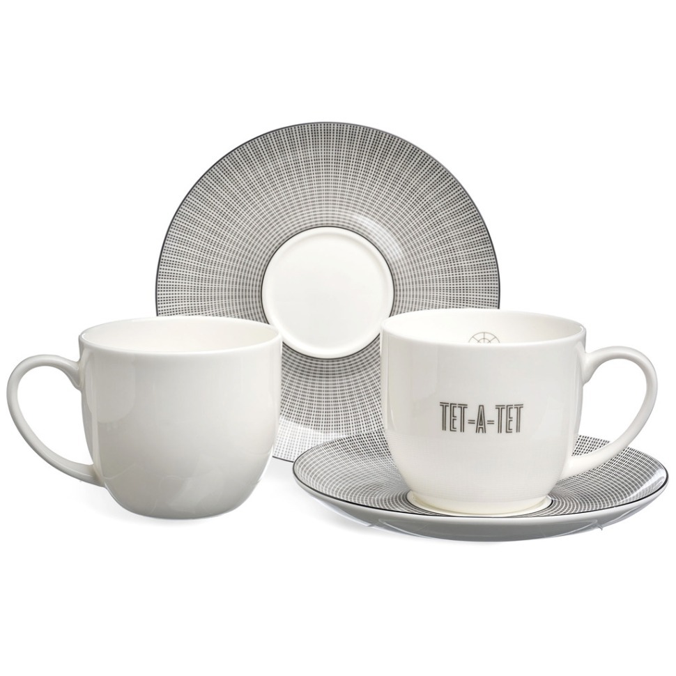 Фото Чайный набор lefard tet-a-tet на 2 пер. 4 пр. 300 мл (416-103)  - интернет-магазин МегаТерем в Москве