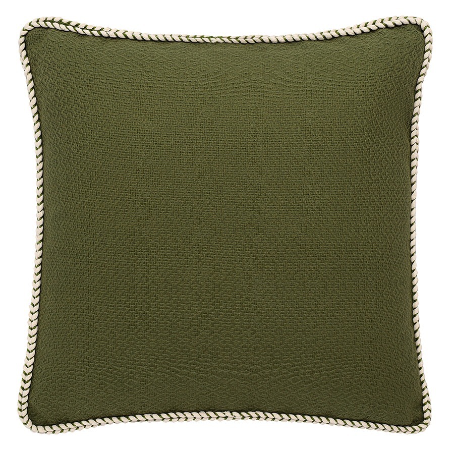 Фото Подушка декоративная базовая с контрастным кантом из коллекции ethnic, 45х45 см (79023) - интернет-магазин МегаТерем в Москве