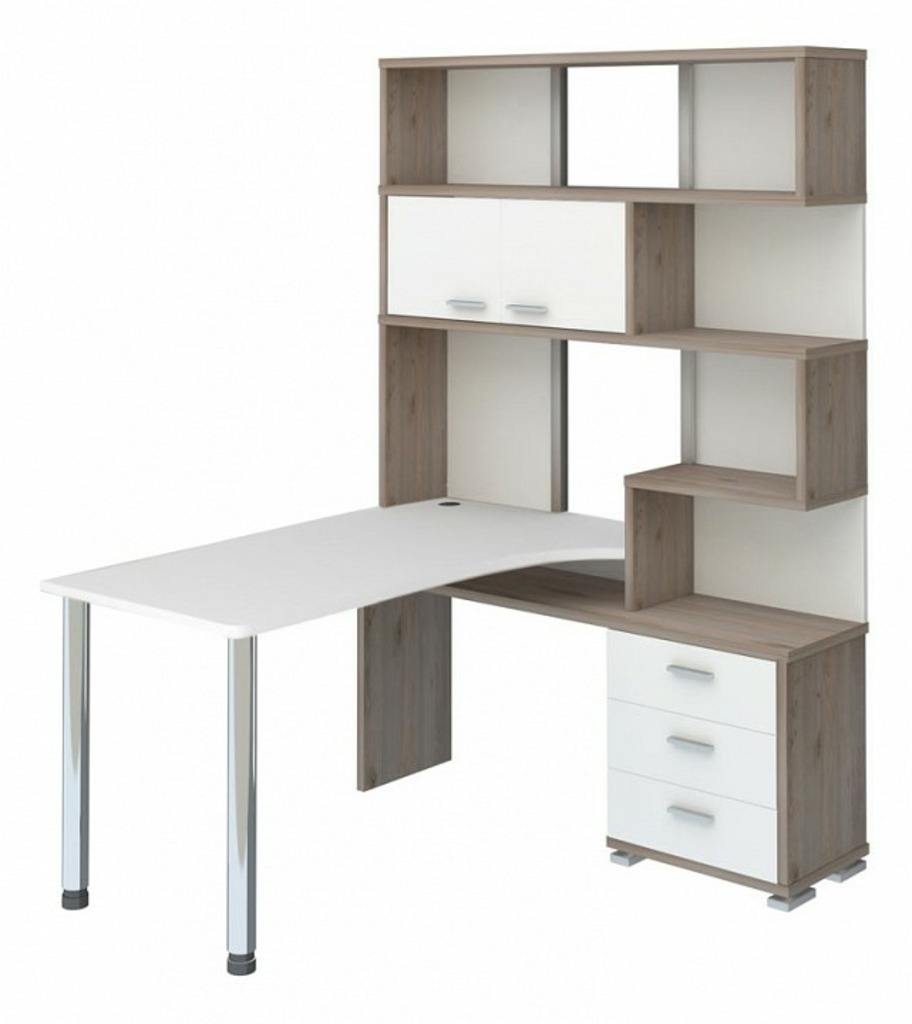 Фото Стол компьютерный Домино нельсон СР-420/130 MER_SR-420_130_NBEBE-PRAV - интернет-магазин МегаТерем в Москве