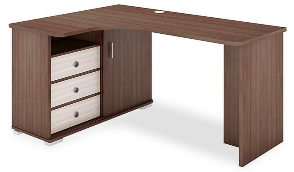 Фото Стол письменный Домино СР-145С MER_SR-145S-SHKSH-CH-LEV-NOVYJ - интернет-магазин МегаТерем в Москве