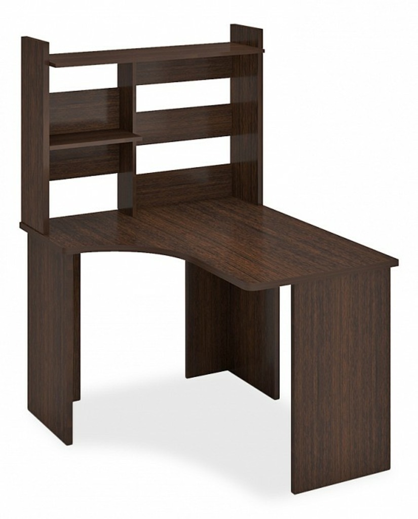 Фото Стол компьютерный Домино Lite СКЛ-Угл120+НКЛ-100 MER_SKL-Ugl120-NKL-100-bez-tumby-SH-CH-LEV - интернет-магазин МегаТерем в Москве