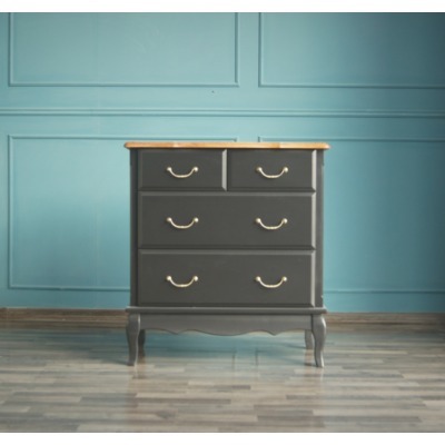 Черный комод Leontina  (4 я...