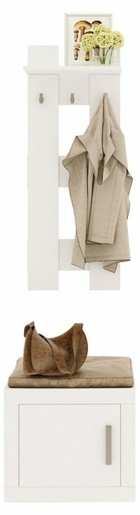 Фото Вешалка с тумбой Toivo ТОЙ-ПР 6 MER_TOJ-PR-6-BEBE - интернет-магазин МегаТерем в Москве