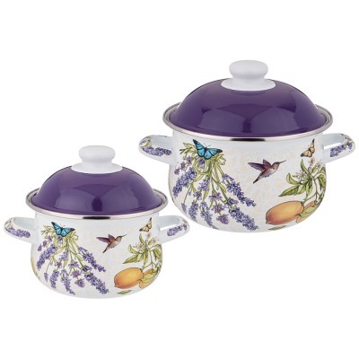 Набор кастрюль agness эмали...