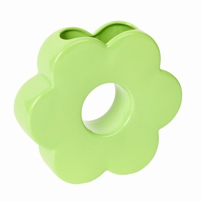 Ваза для цветов daisy, 20 см, зеленая (75938)