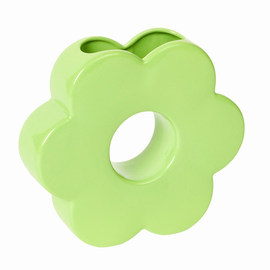 Фото Ваза для цветов daisy, 20 см, зеленая (75938) - интернет-магазин МегаТерем в Москве