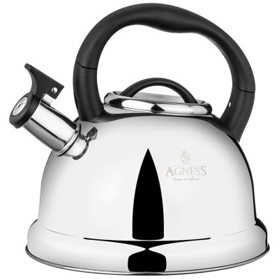 Чайник agness со свистком, ...