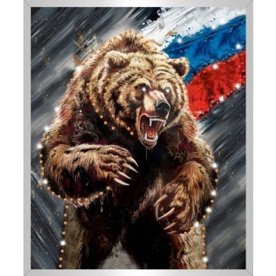 Картина СИЛИЩА с кристаллам...