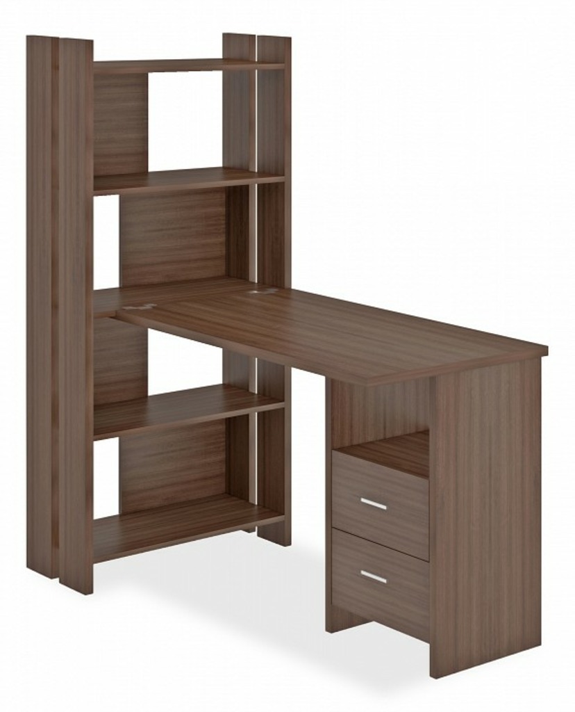 Фото Стол компьютерный Домино Лайт СТЛ-ОВ+С120Прям+ТЯЛ MER_STL-OV-S120Pryam_SH - интернет-магазин МегаТерем в Москве