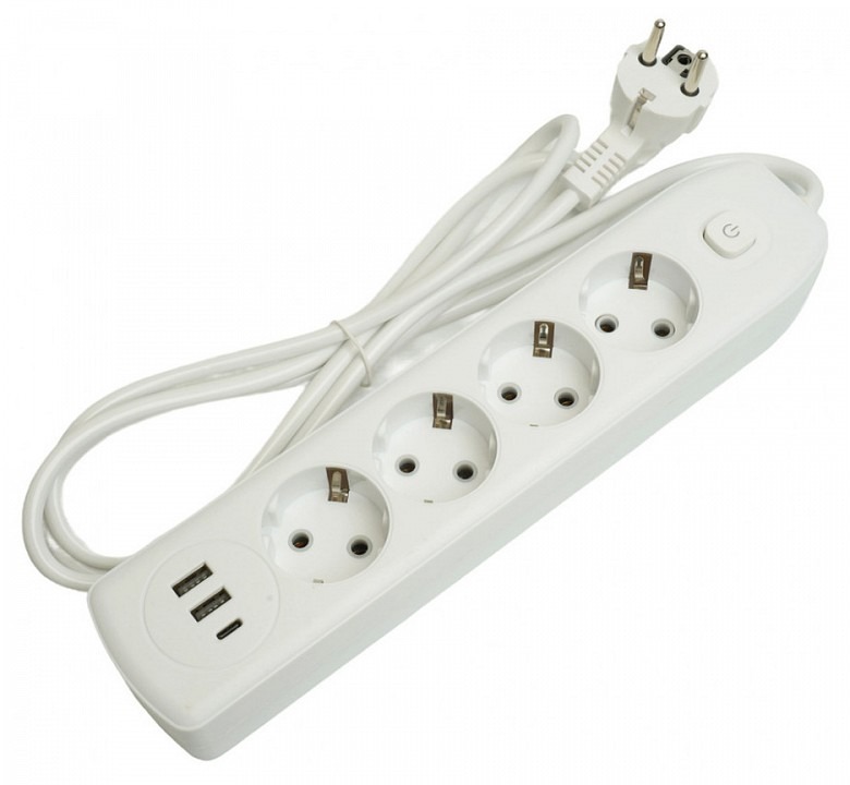 Фото Удлинитель Stekker Home plus 49971 FE_49971 - интернет-магазин МегаТерем в Москве