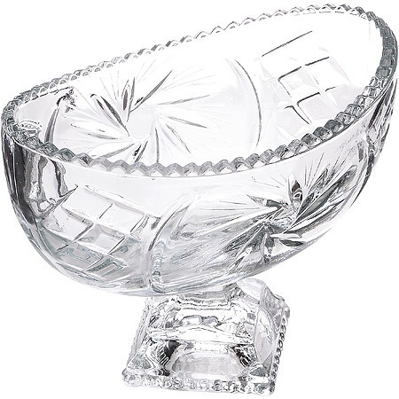 Фото Ваза для конфет 18,5х11х8,5 на ножке (7142-1) - интернет-магазин МегаТерем в Москве