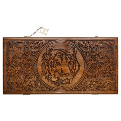 Нарды резные Тигр Люкс, Hal...