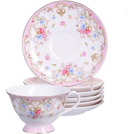 Фото Чайный набор 12пр 220мл фарфорПРЕМИУМ LR (29195) - интернет-магазин МегаТерем в Москве