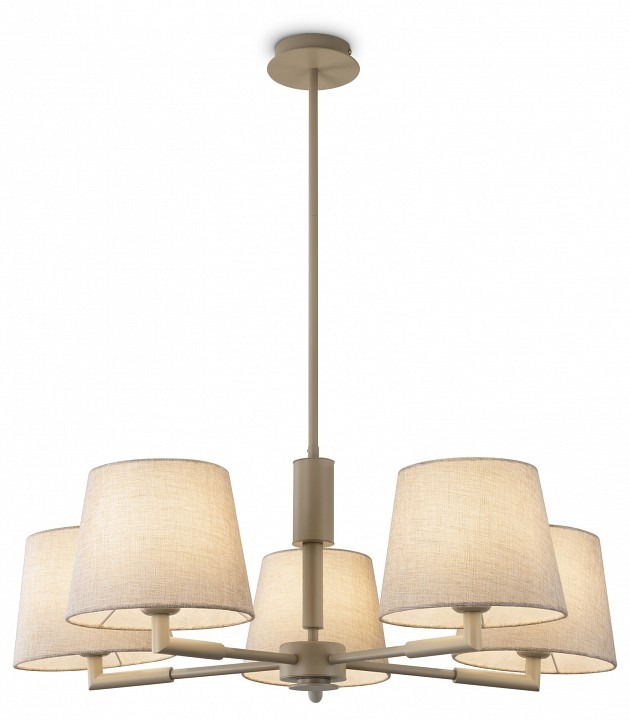 Фото Люстра на штанге Freya Butler FR2057PL-05BG MY_FR2057PL-05BG - интернет-магазин МегаТерем в Москве