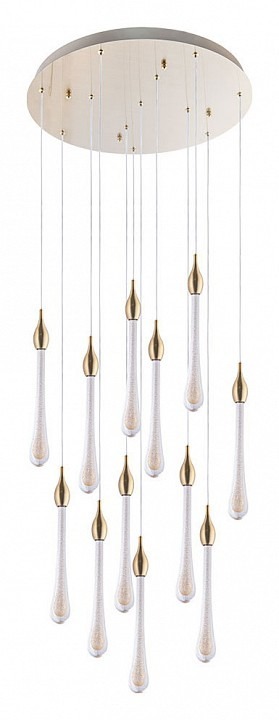 Фото Подвесная люстра Arte Lamp Raindrop A1803LM-36PB AR_A1803LM-36PB - интернет-магазин МегаТерем в Москве