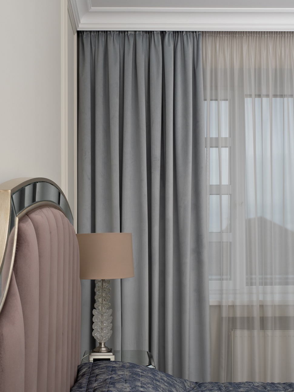 Фото Портьера Silkу 30 голубая димаут 300*260 (TT-00016724) - интернет-магазин МегаТерем в Москве