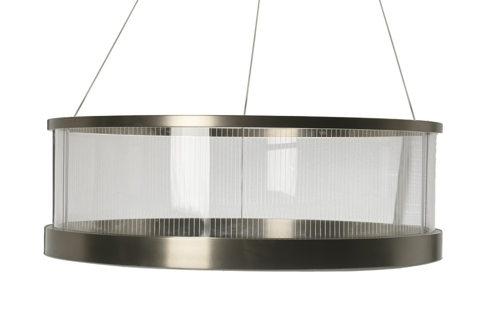 Фото Люстра подвесная шампань/акрил d76*h25см (TT-00013040) - интернет-магазин МегаТерем в Москве