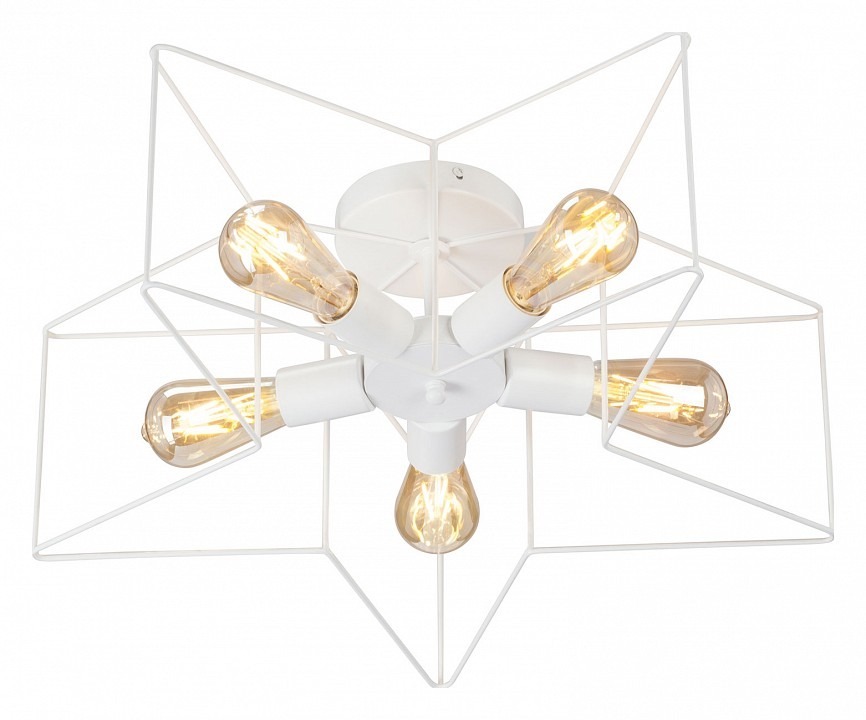 Фото Люстра на штанге Vitaluce V3795 V3795-0/5PL VI_V3795-0_5PL - интернет-магазин МегаТерем в Москве