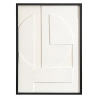 Панно декоративное с эффектом 3d minimalism, с черной рамой, 50х70 см (76494)