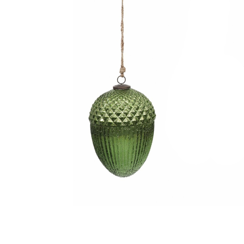 Фото Новогодняя игрушка TD-002B, стекло, green, ROOMERS FURNITURE - интернет-магазин МегаТерем в Москве