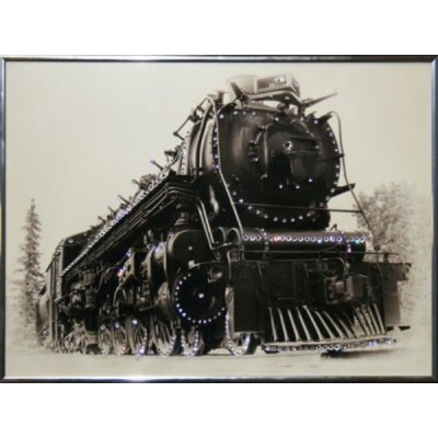 Картина Ретро паровоз с кри...