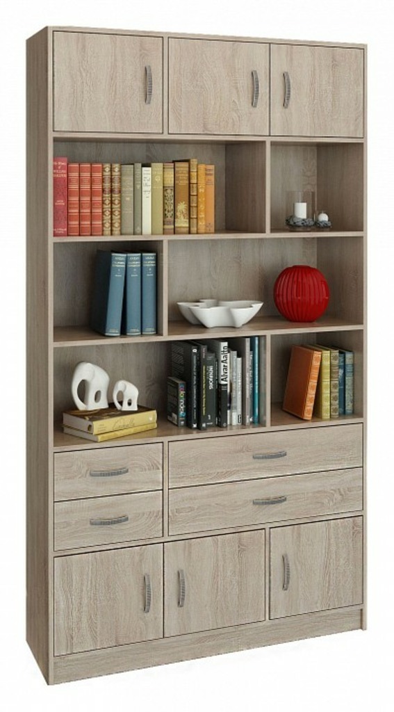 Фото Стеллаж комбинированный Либерти-62 MAS_Stellazh_Liberti-62DS - интернет-магазин МегаТерем в Москве