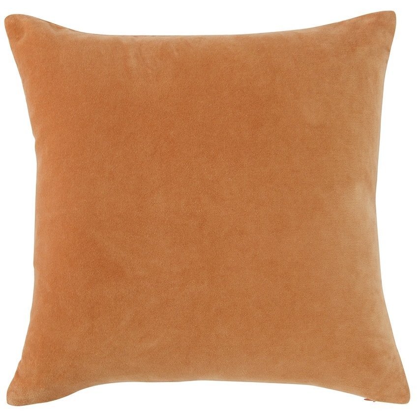 Фото Чехол на подушку из хлопкового бархата коричневого цвета из коллекции essential, 45х45 см (72609) - интернет-магазин МегаТерем в Москве