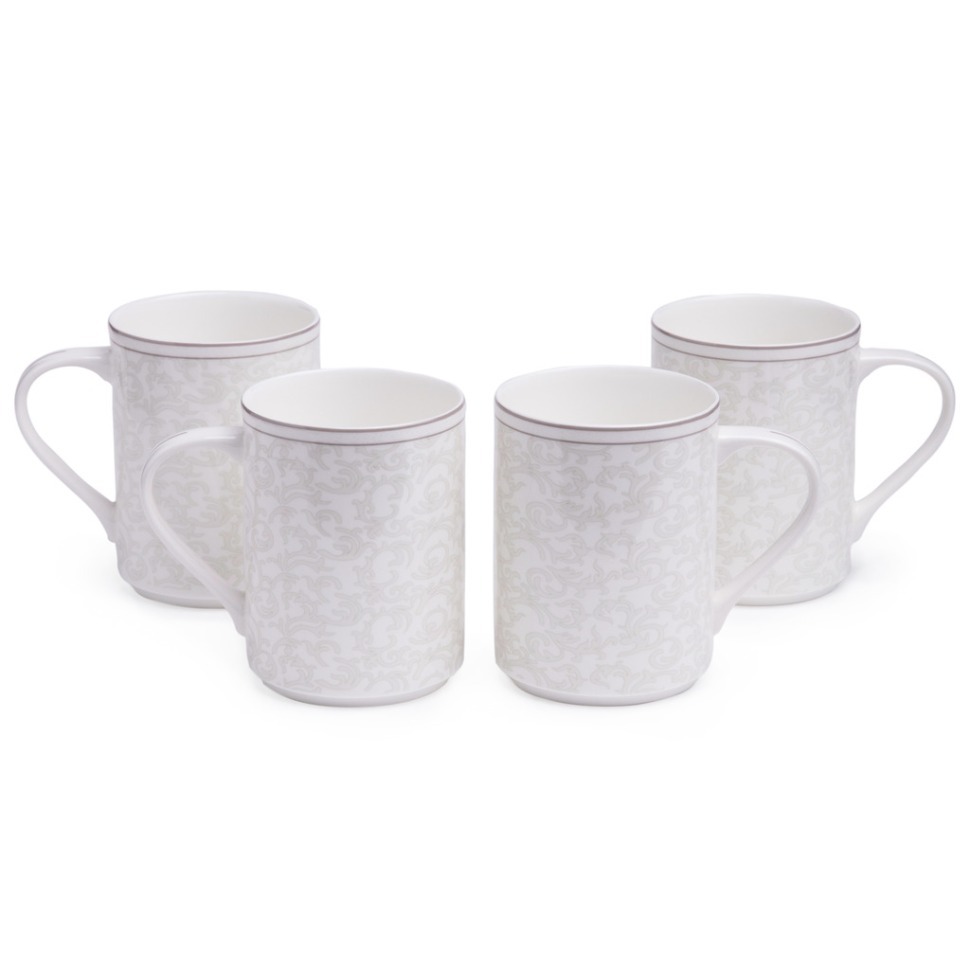 Фото Набор кружек lefard grey lace 4 шт. 400 мл (440-316)  - интернет-магазин МегаТерем в Москве
