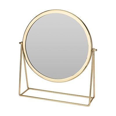 Зеркало настольное  металл. цвет золото 33*9*38см (TT-00005689)