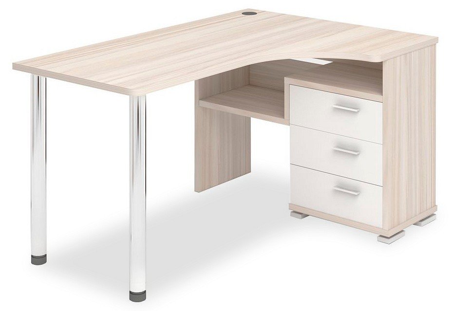 Фото Стол письменный Домино СР-132С-140 MER_SR-132S-140-KBE-PRAV - интернет-магазин МегаТерем в Москве