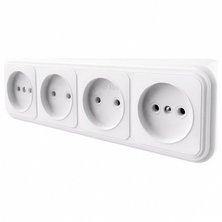 Фото Розетка без заземления Stekker Stekker 39701 FE_39701 - интернет-магазин МегаТерем в Москве